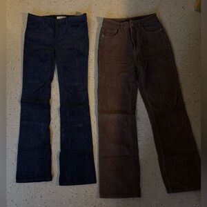 Women corduroy pants size 00/xs